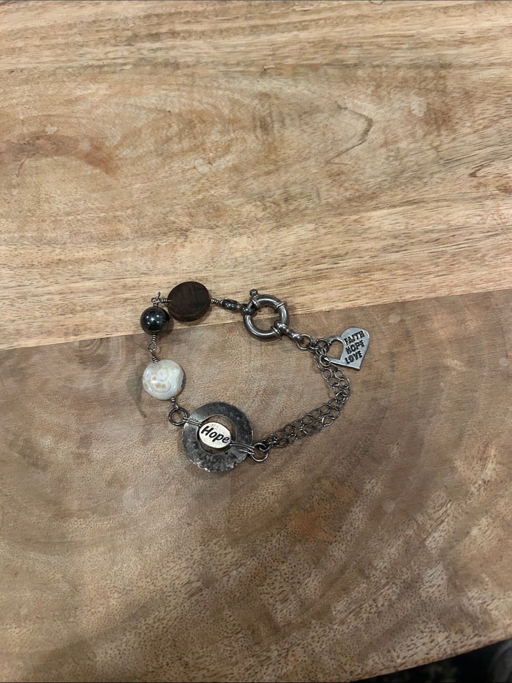 Lisa J. Lehmann's "Hope" or Hurricane Katrina Relief Bracelet .925